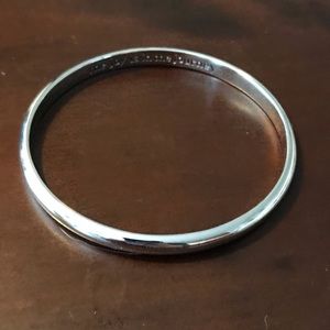 Lia Sophia Silver Bangle Joy In The Journey Size M